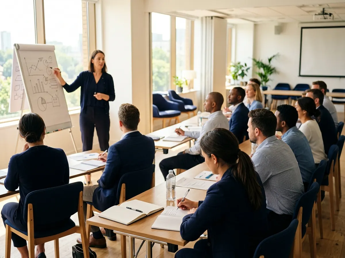 Illustrative image of a training workshop